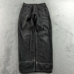 Gap Jeans 31x30 (Fits 28x30) Black Faded Relaxed Wide Grunge Punk Canada 90s Y2K